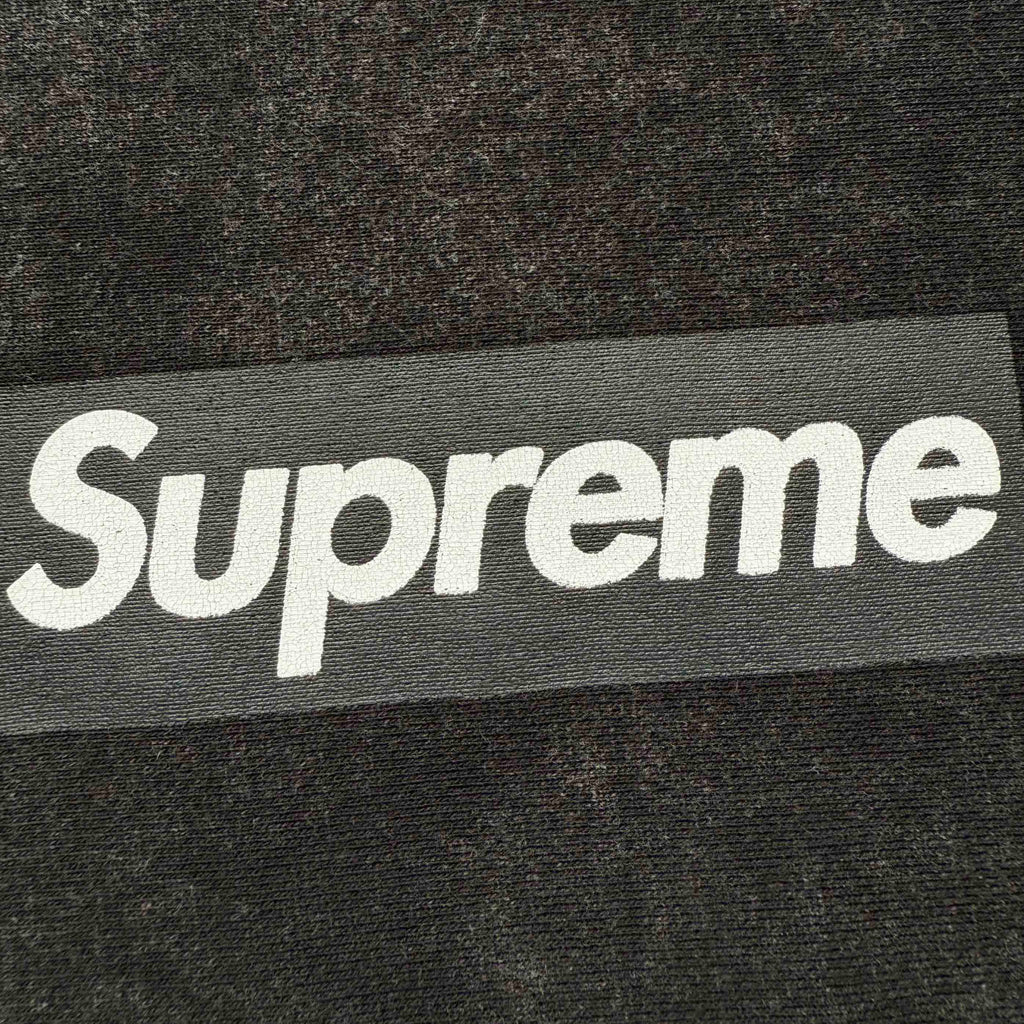 Supreme 25SS Washed Box Logo Crewneck Sweatshirts
