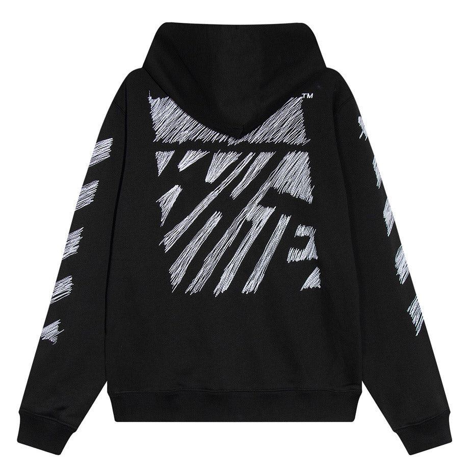 OFF-WHITE Diag Scribble Hoodie