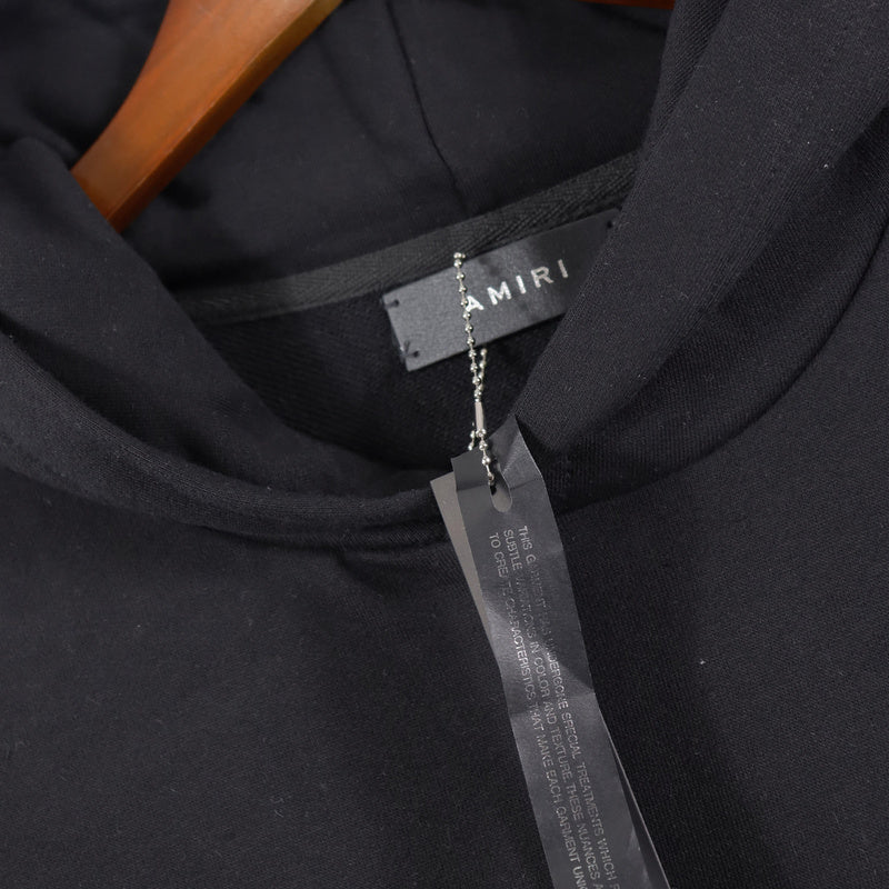 AMIRI Logo-Appliquéd Embroidered Cotton-Jersey Hoodies