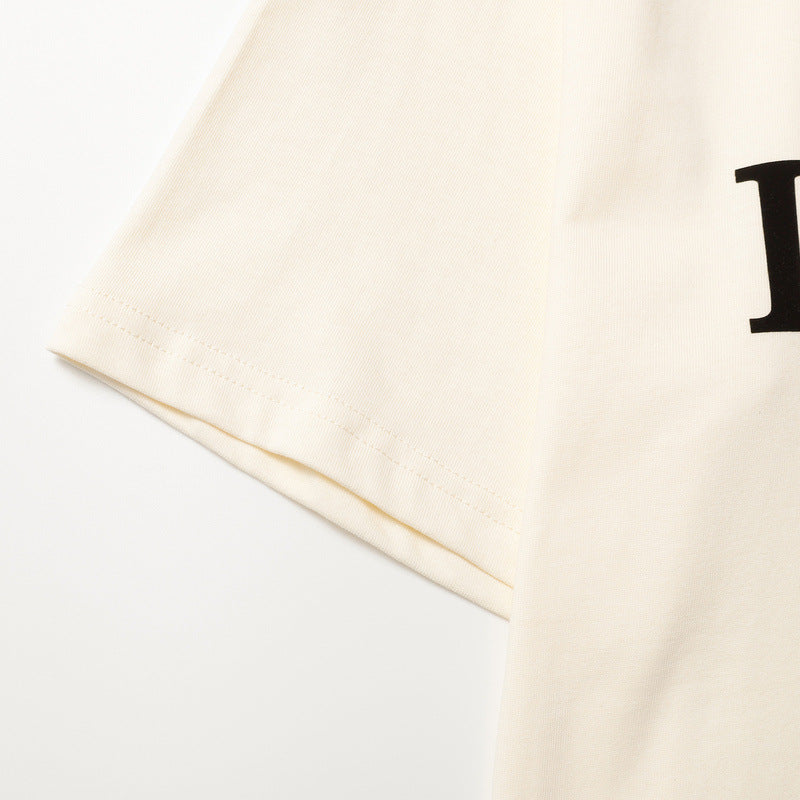 LANVIN Loving heart T-Shirt Apricot