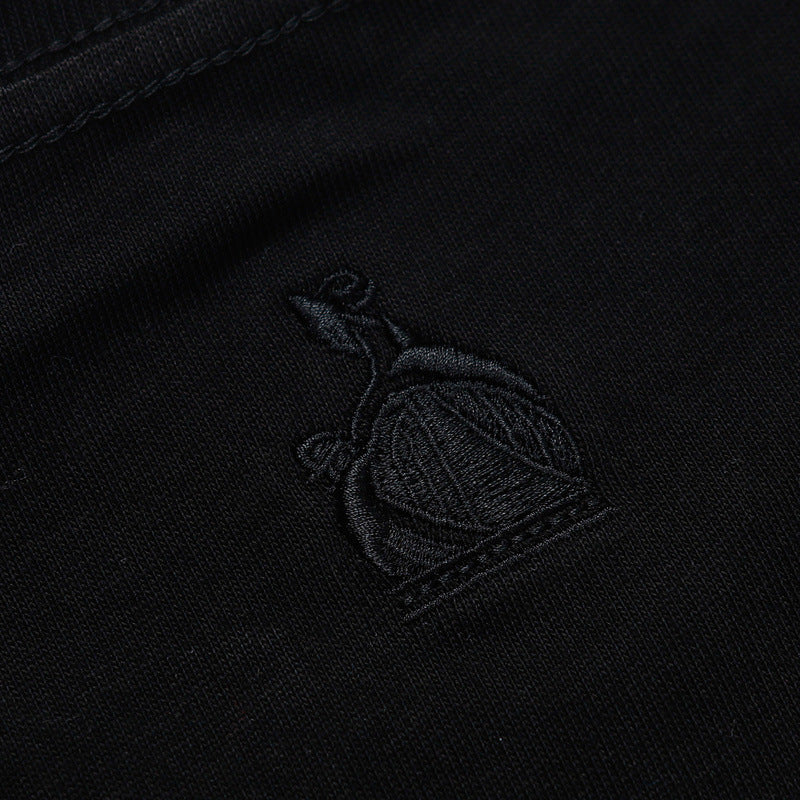 LANVIN Letter Embroidery T-Shirt