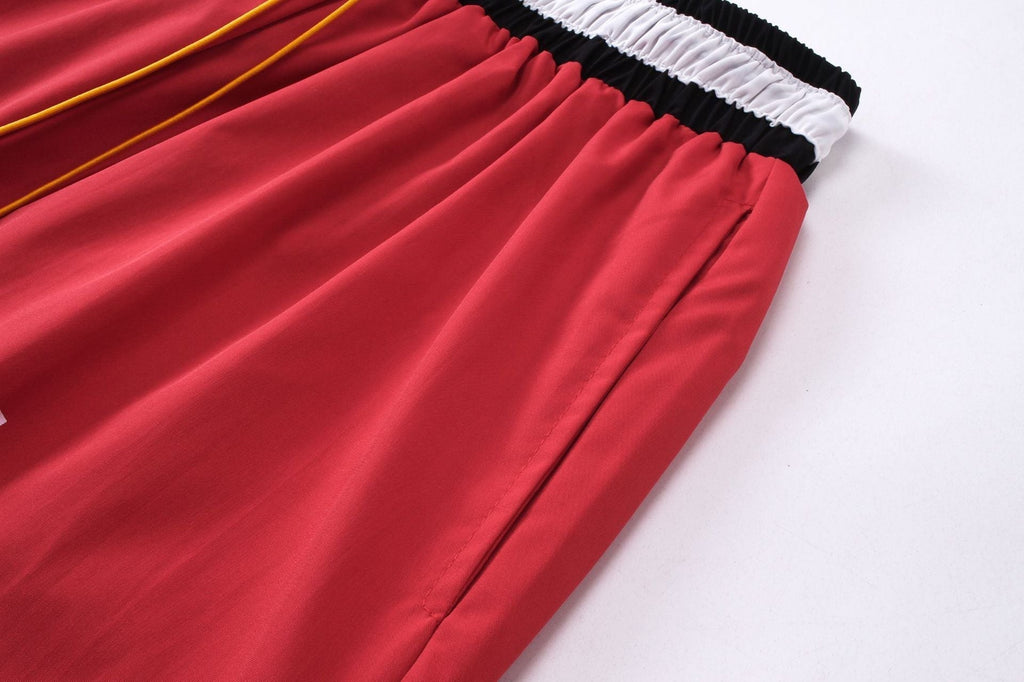 RHUDE Court logo-print woven Shorts