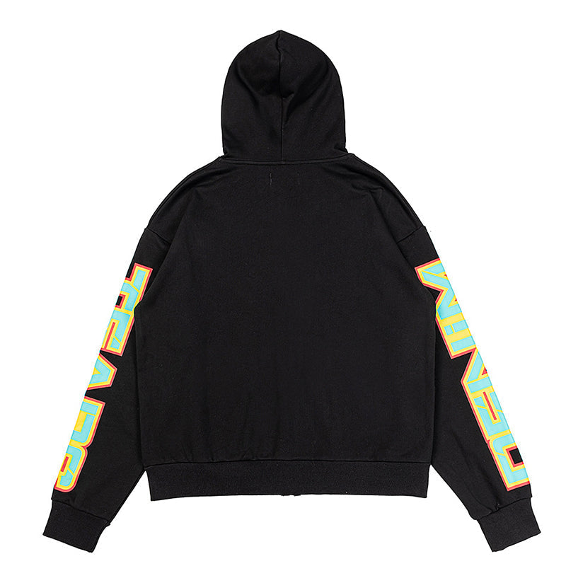 DENIM TEARS Spring Gardens Zip Hoodie Black
