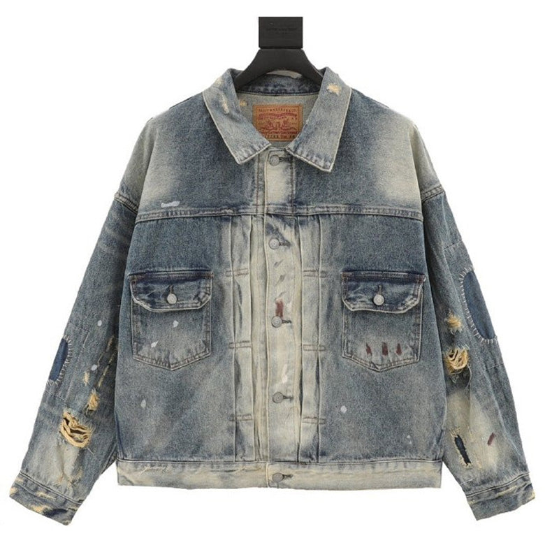 SAINT MICHAEL  Flap Pockets Denim Jacket