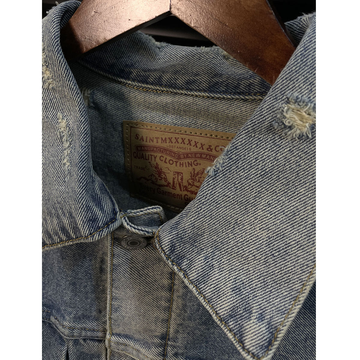 SAINT MICHAEL  Flap Pockets Denim Jacket