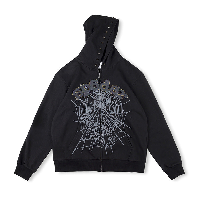 Sp5der Phantom Web Hoodie