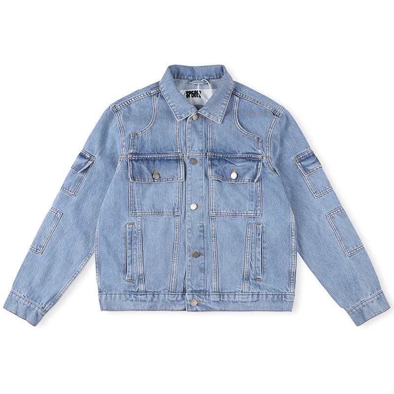 Sp5der Denim V3 Truck Jacket