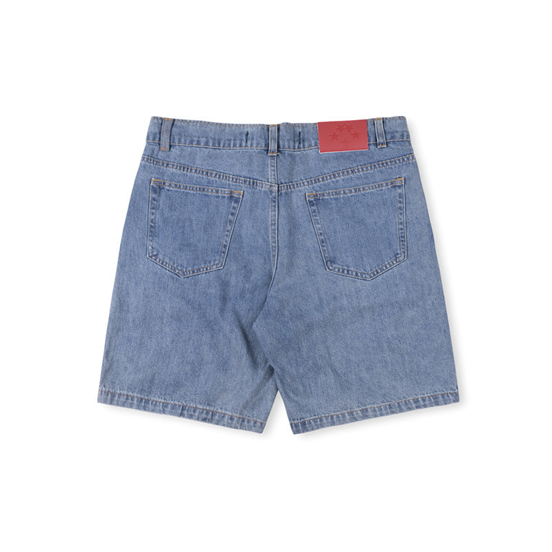 Sp5der OG Logo Denim Short