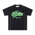 Sp5der Contrast Stitch Slub Tee