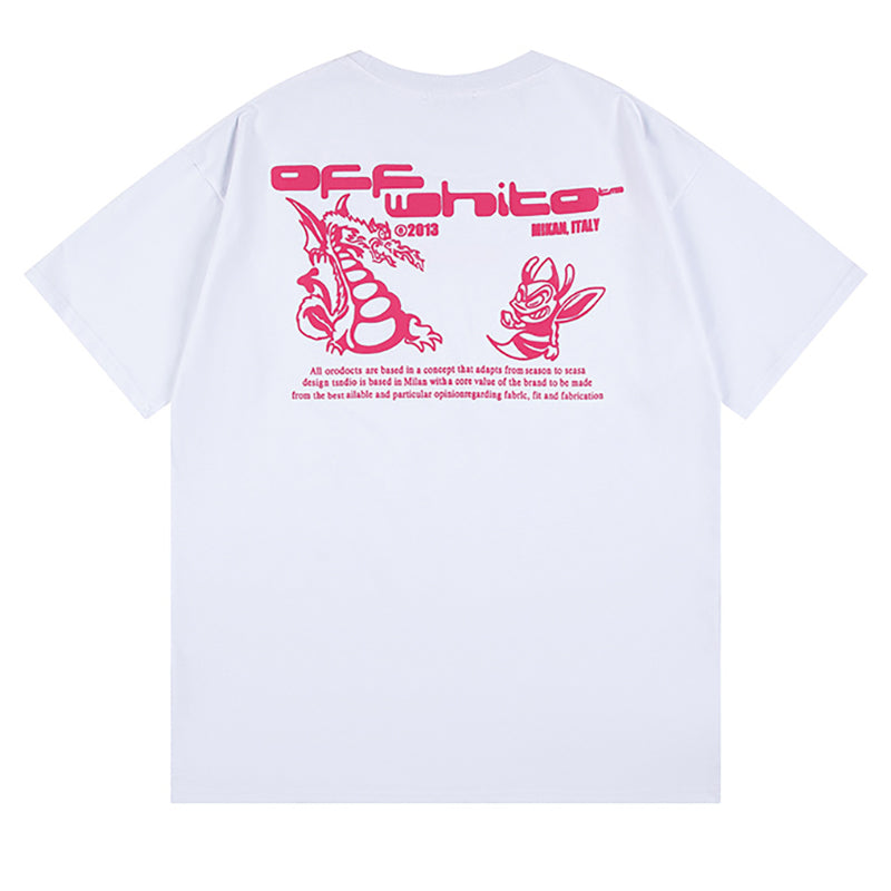 OFF WHITE cartoon print T-Shirt