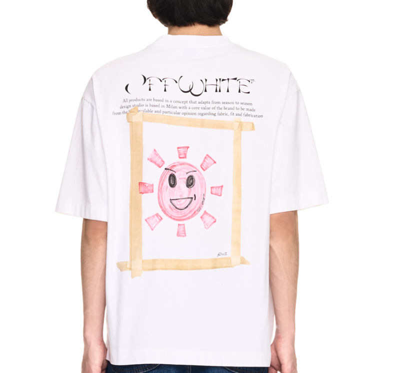OFF WHITE Sun Moon Skate T-shirt