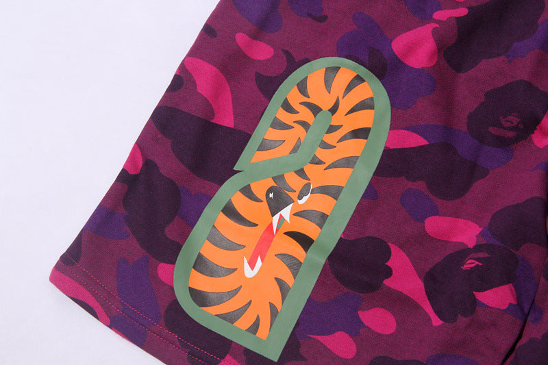 BAPE Color Camo Shark Sweatshorts