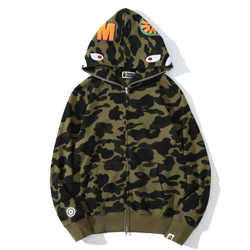 BAPE WGM Camo Zipper Hoodie