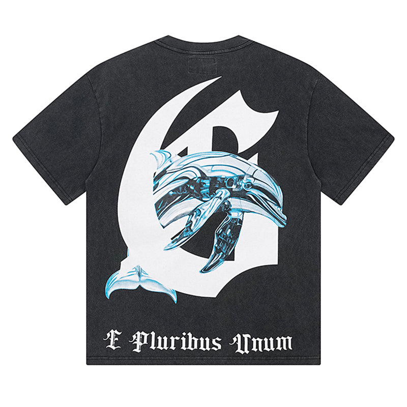Godspeed Miami Dolphin T-Shirt Black