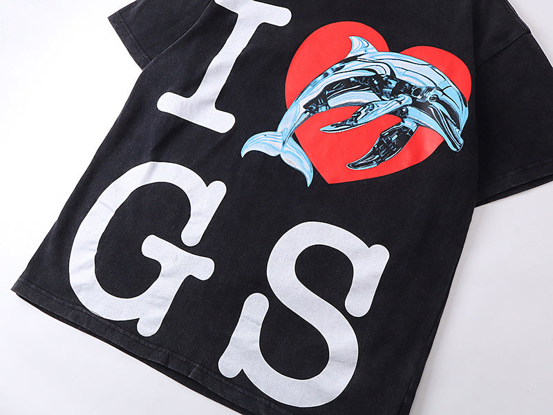 Godspeed Miami Dolphin T-Shirt Black