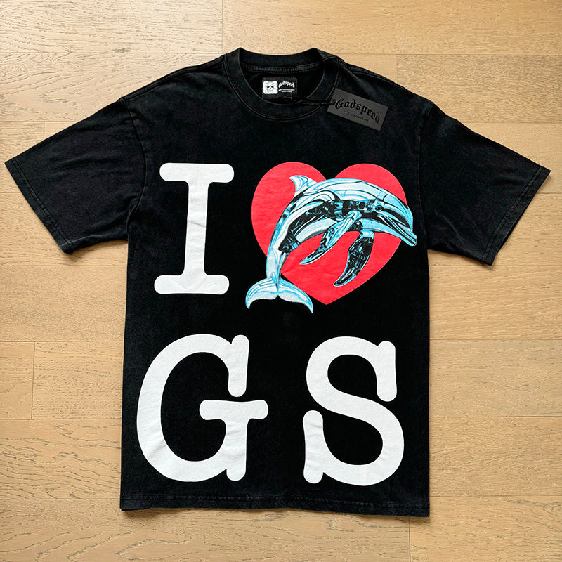 Godspeed Miami Dolphin T-Shirt Black