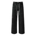 Purple Brand Crystal Diamond Jeans #9128
