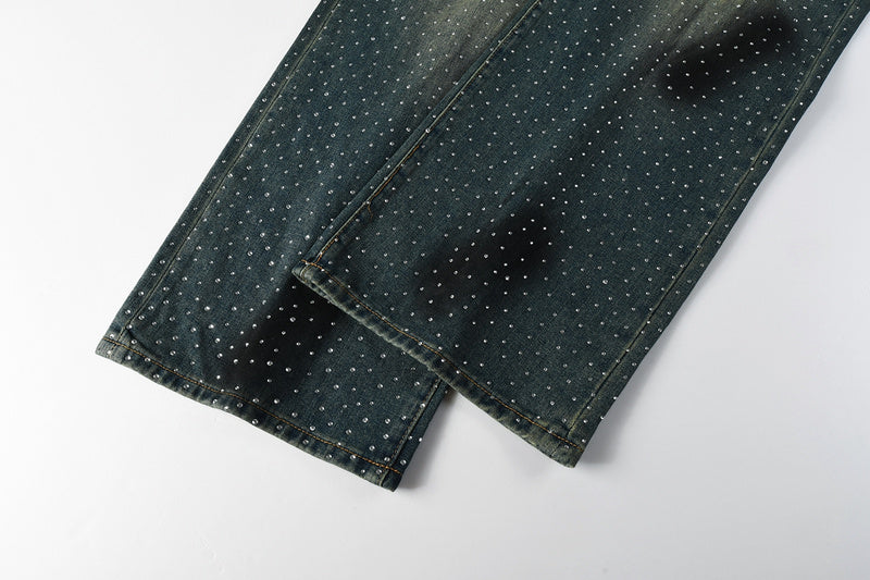 Purple Brand Crystal Diamond Jeans #106