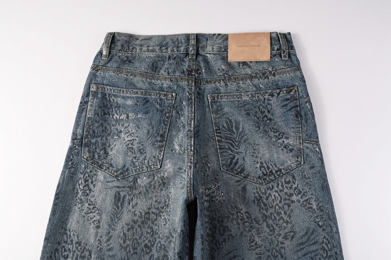 Purple Brand Crystal Diamond Jeans #100