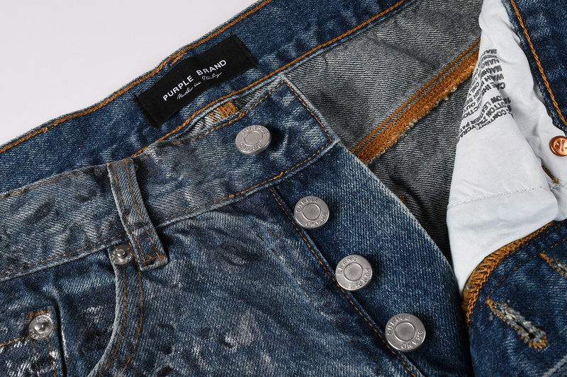 Purple Brand Crystal Diamond Jeans #100