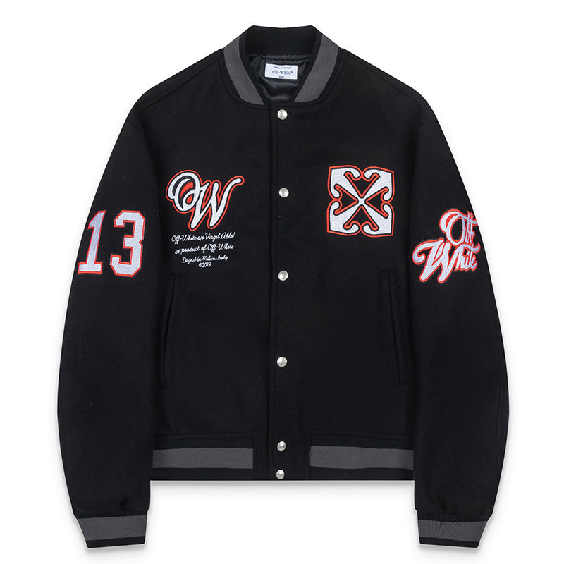 OFF WHITE Golf Varsity Jacket