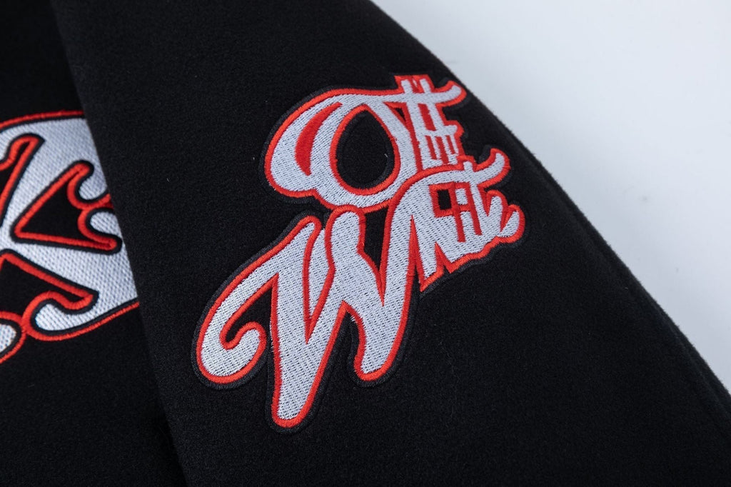 OFF WHITE Golf Varsity Jacket