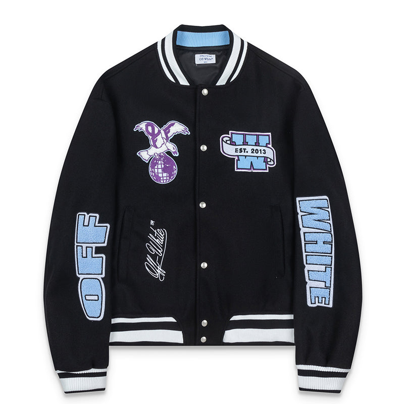 OFF WHITEEagle Wool Varsity Jacket