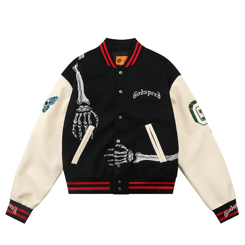 Godspeed R.O.D Varsity Jacket V2 Black/Red