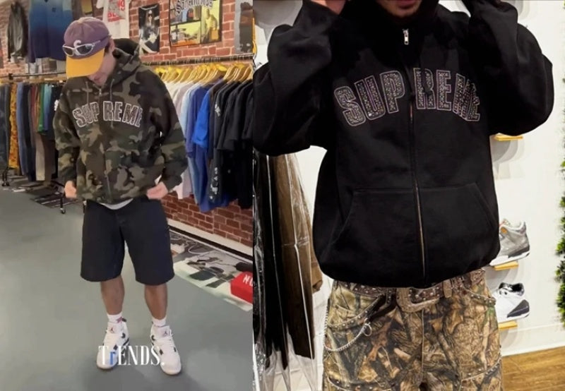 Supreme B.B.SIMON Zip Up Hoodies