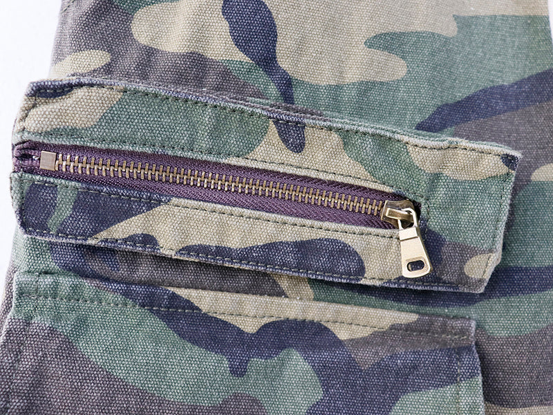 Godspeed Camouflage Denim Shorts #8667
