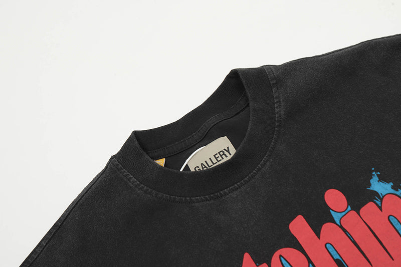 Gallery Dept. Letter Print Cotton T-Shirt