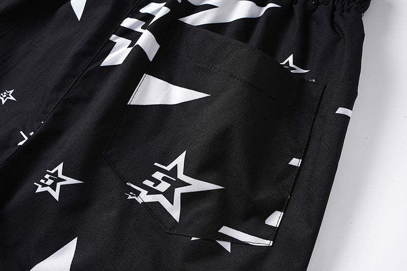 Sp5der Star Pattern Shorts
