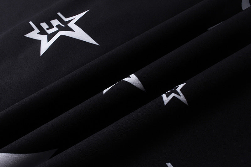 Sp5der Star Pattern Short-sleeved Shirt