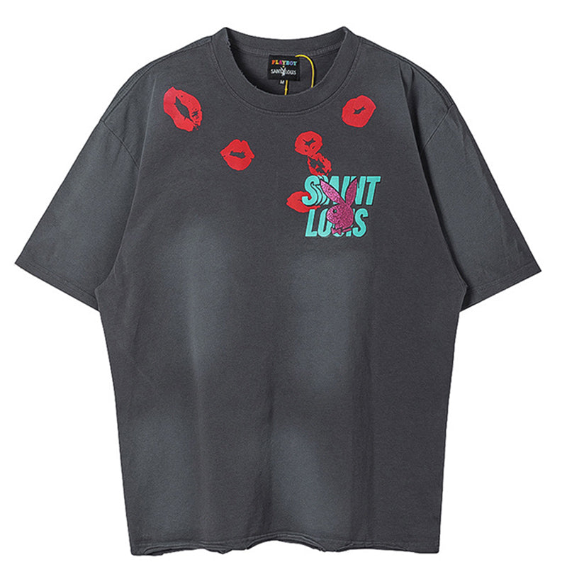 Saint Michael Letter Printed T-shirt