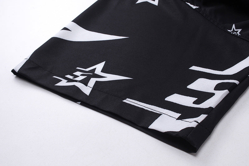 Sp5der Star Pattern Short-sleeved Shirt