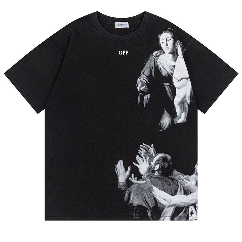 OFF WHITE Blurred Mary Skater T-Shirt