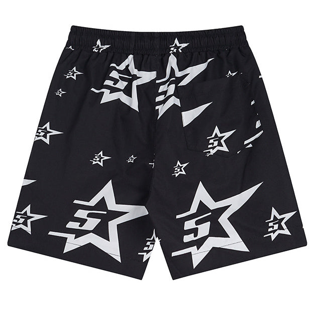 Sp5der Star Pattern Shorts