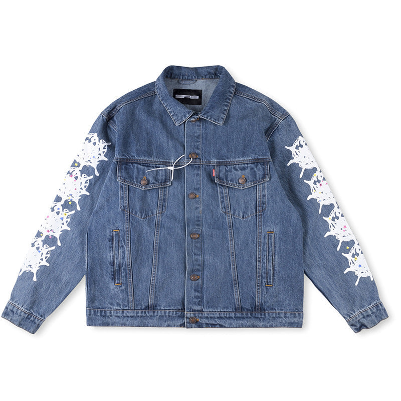Sp5der Vintage Web Trucker Jacket