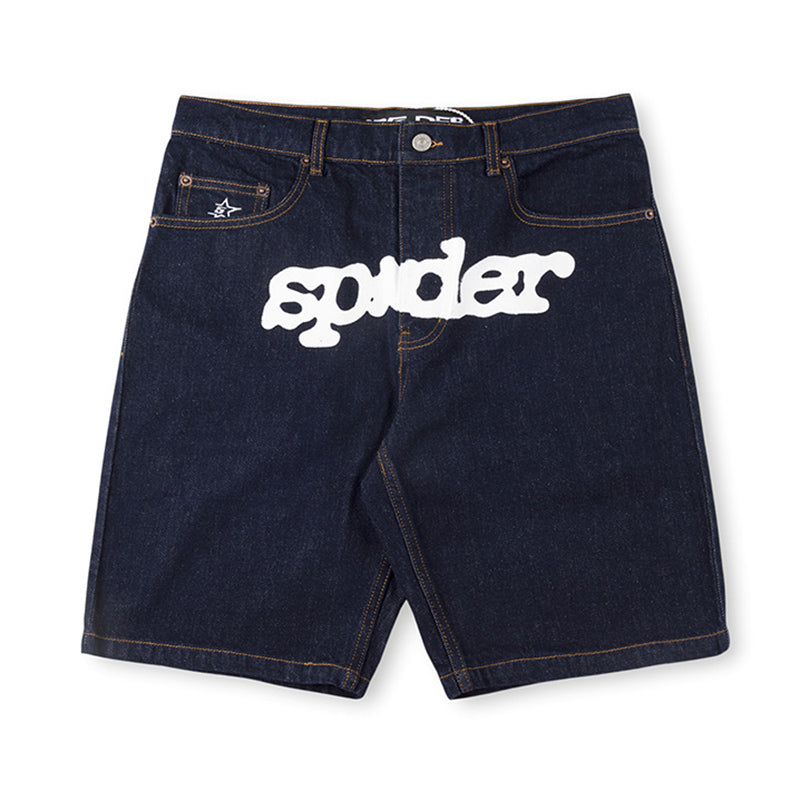 Sp5der OG Logo Denim Short