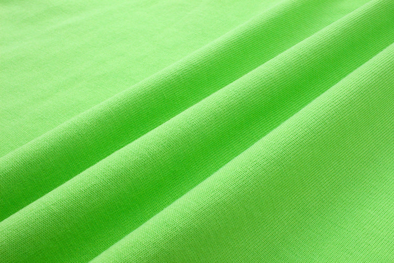 Sp5der Green Foam Printing High Weight T-Shirt Green