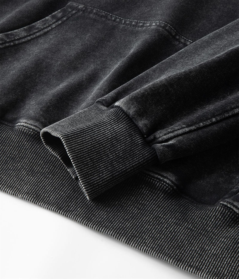 Fear Of God 1977 Flocking Washed Distressed Hoodies