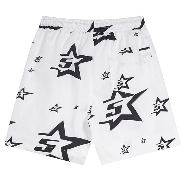 Sp5der Star Pattern Shorts