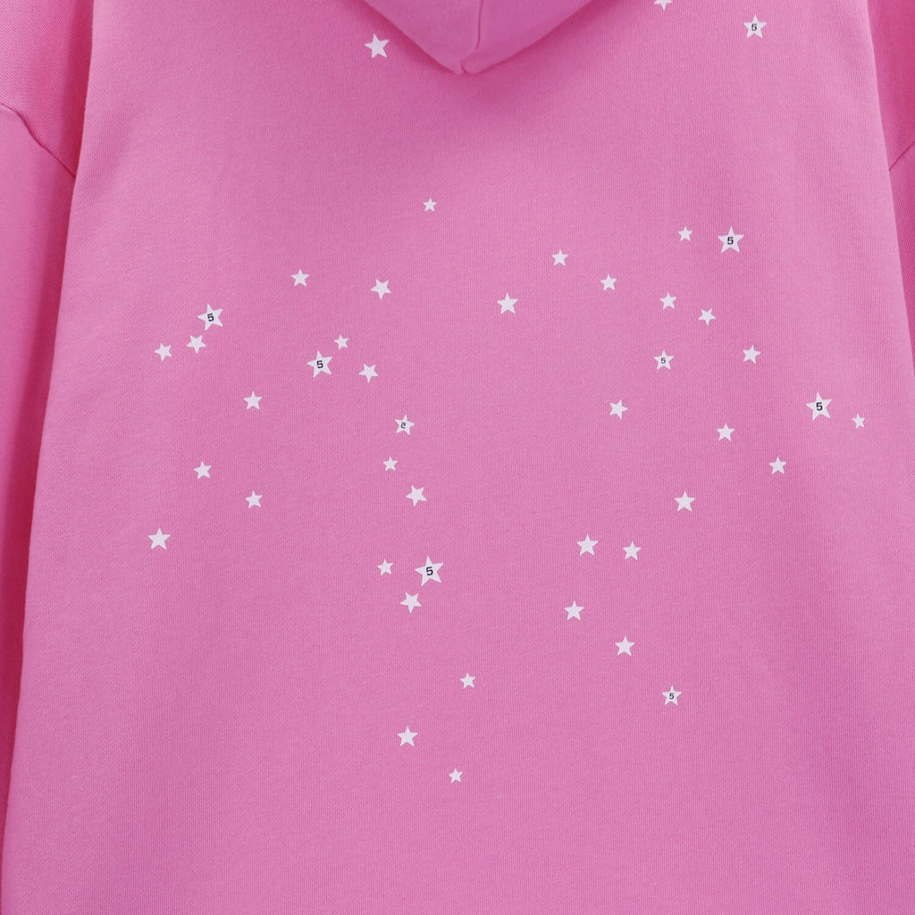 Sp5der Atlanta Hoodie-Pink #5503