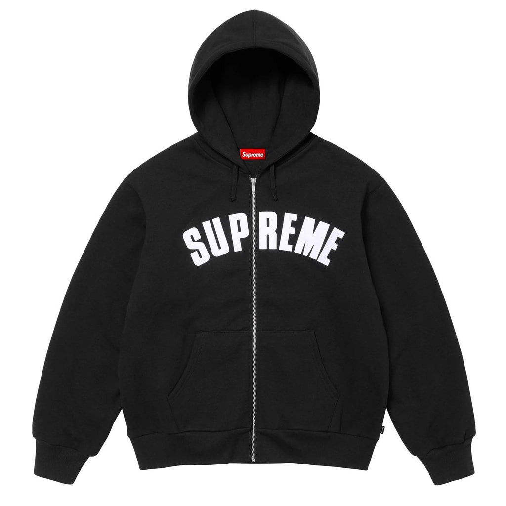 Supreme 25FW Thermal Lined Zip Up Hooded Sweatshirt