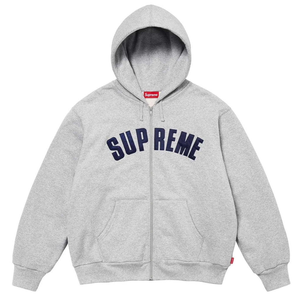 Supreme 25FW Thermal Lined Zip Up Hooded Sweatshirt